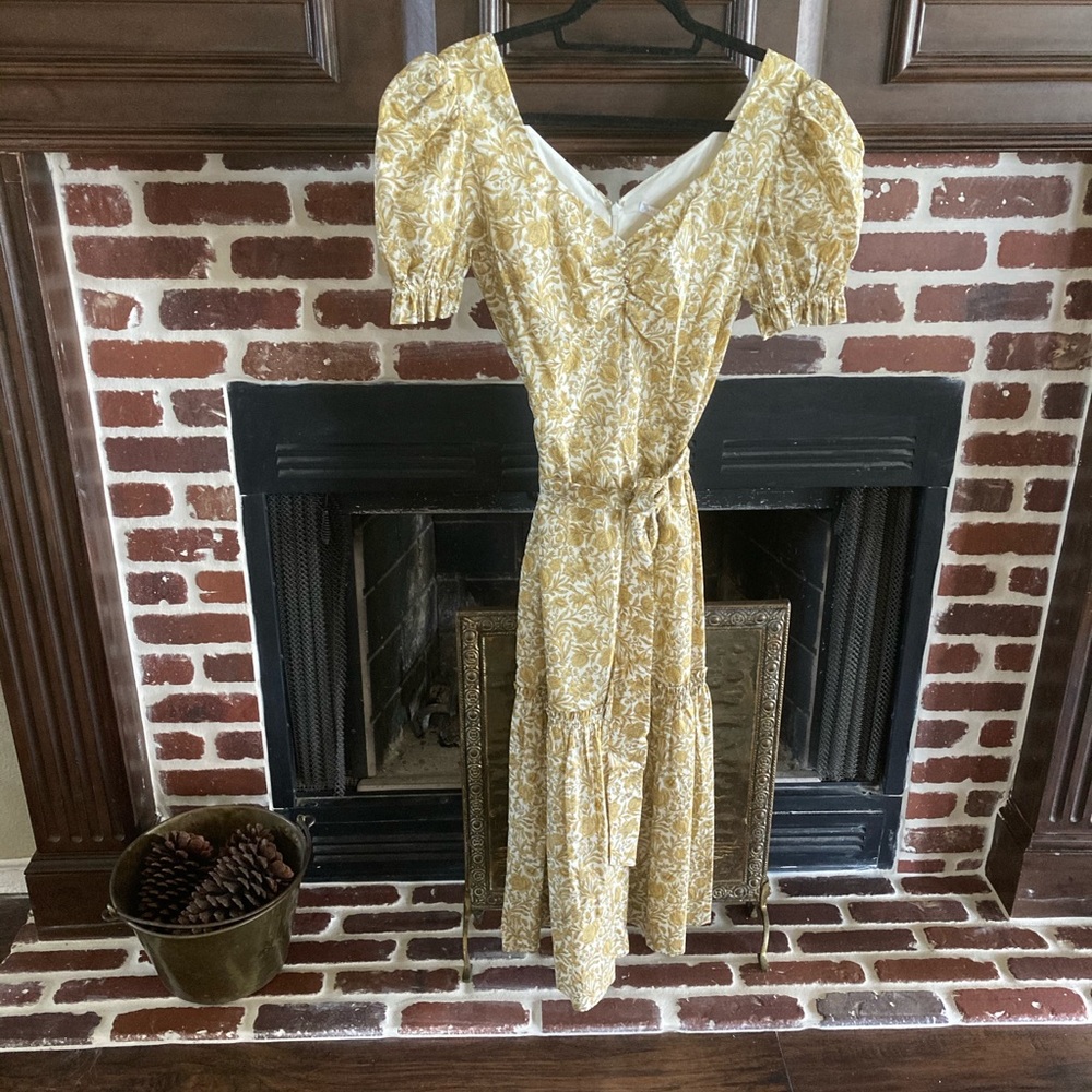 Antonio Melani golden yellow dress